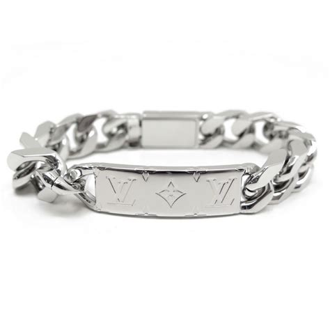 bracelet louis vuitton homme|louis vuitton monogram chain bracelet.